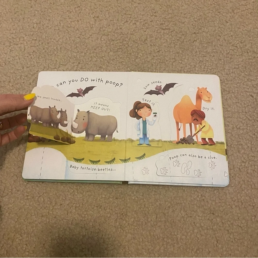BOGO Usborne Lift-the-flap “What is Poop?” Hard Back Book - Picture 5 of 6